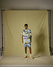 Short Basket Camou Lime