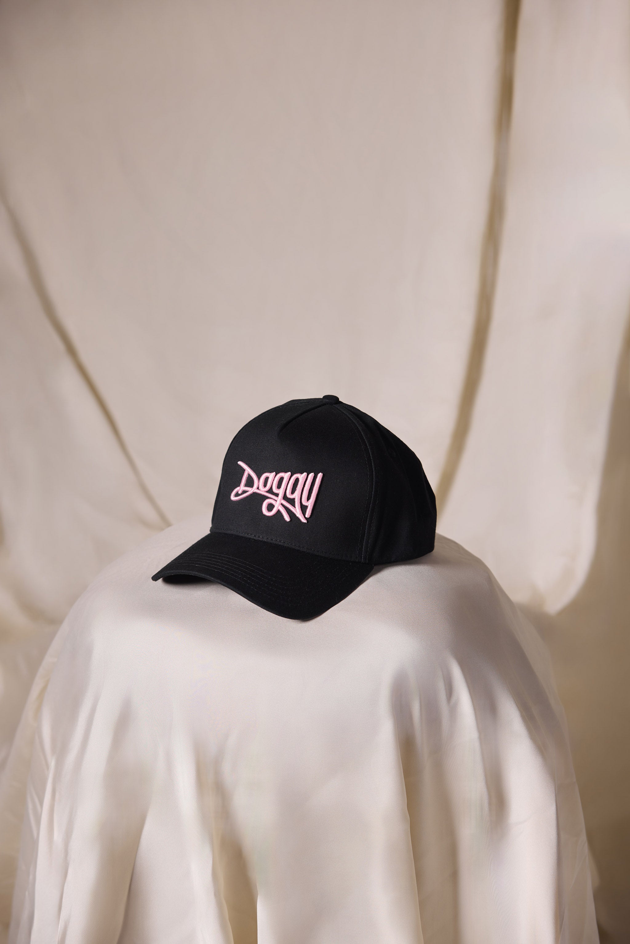 Baseball Cap Pink Logo