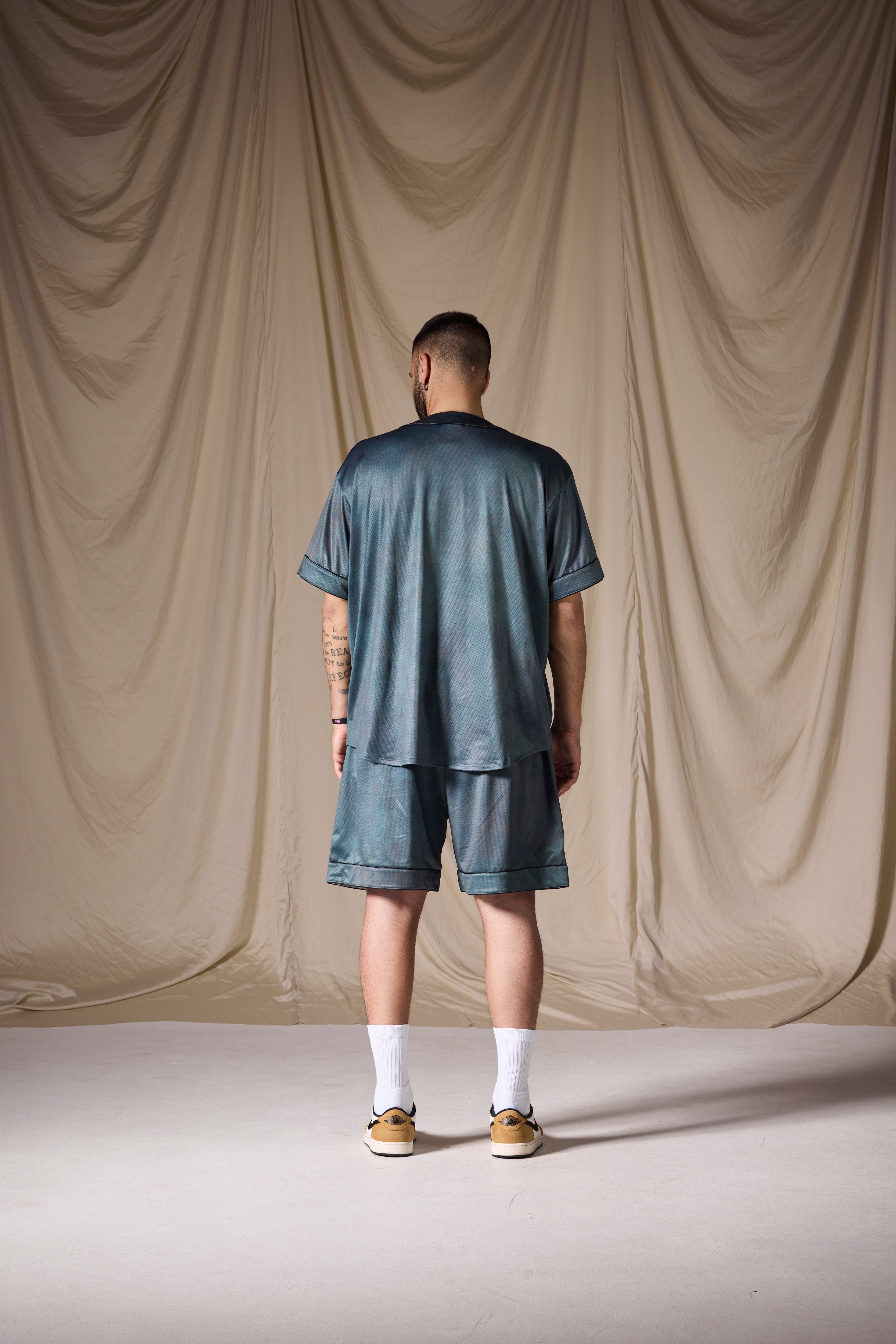 Baseball Shirt Petrolio