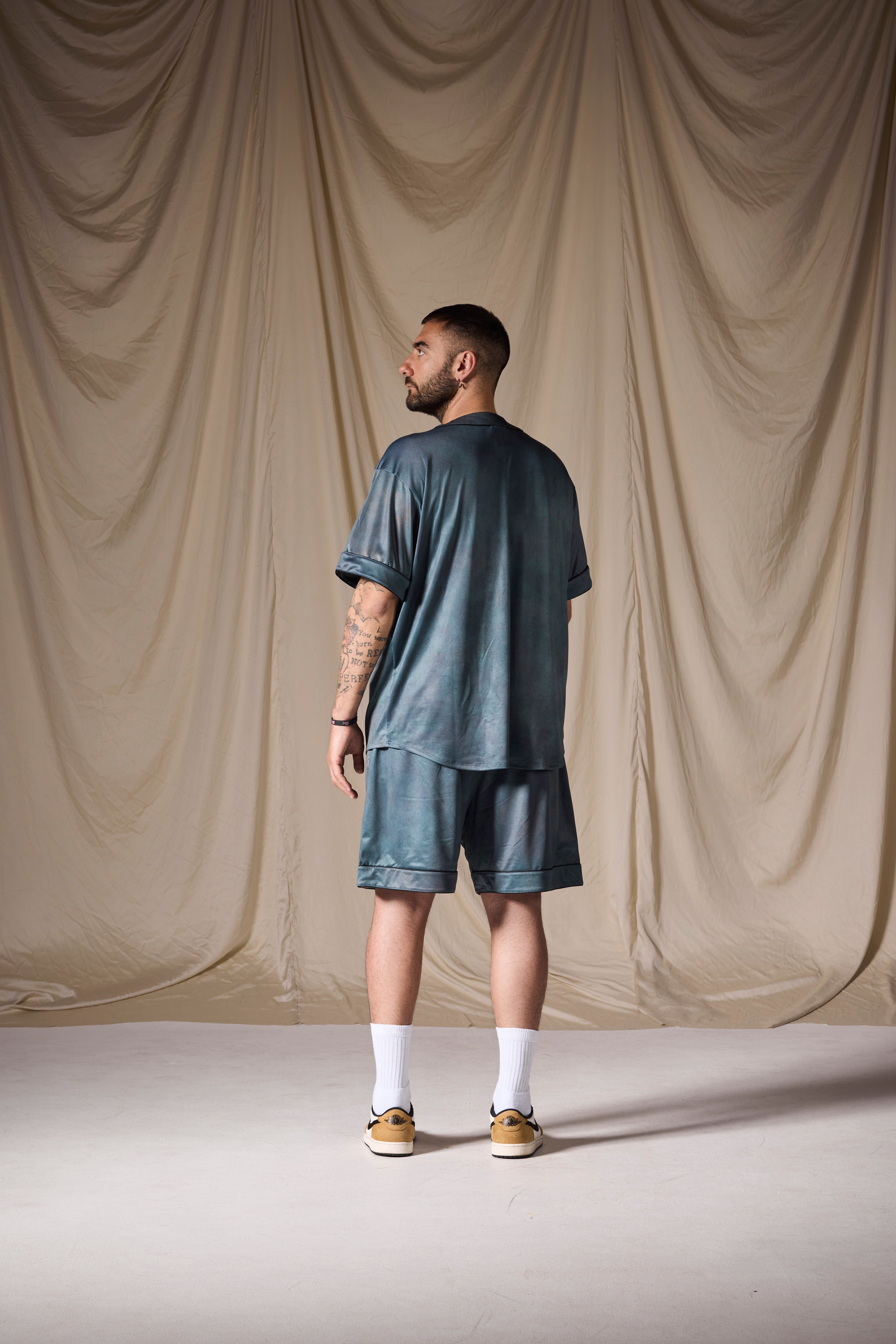 Baseball Shirt Petrolio