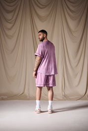 Baseball Shirt Viola antico