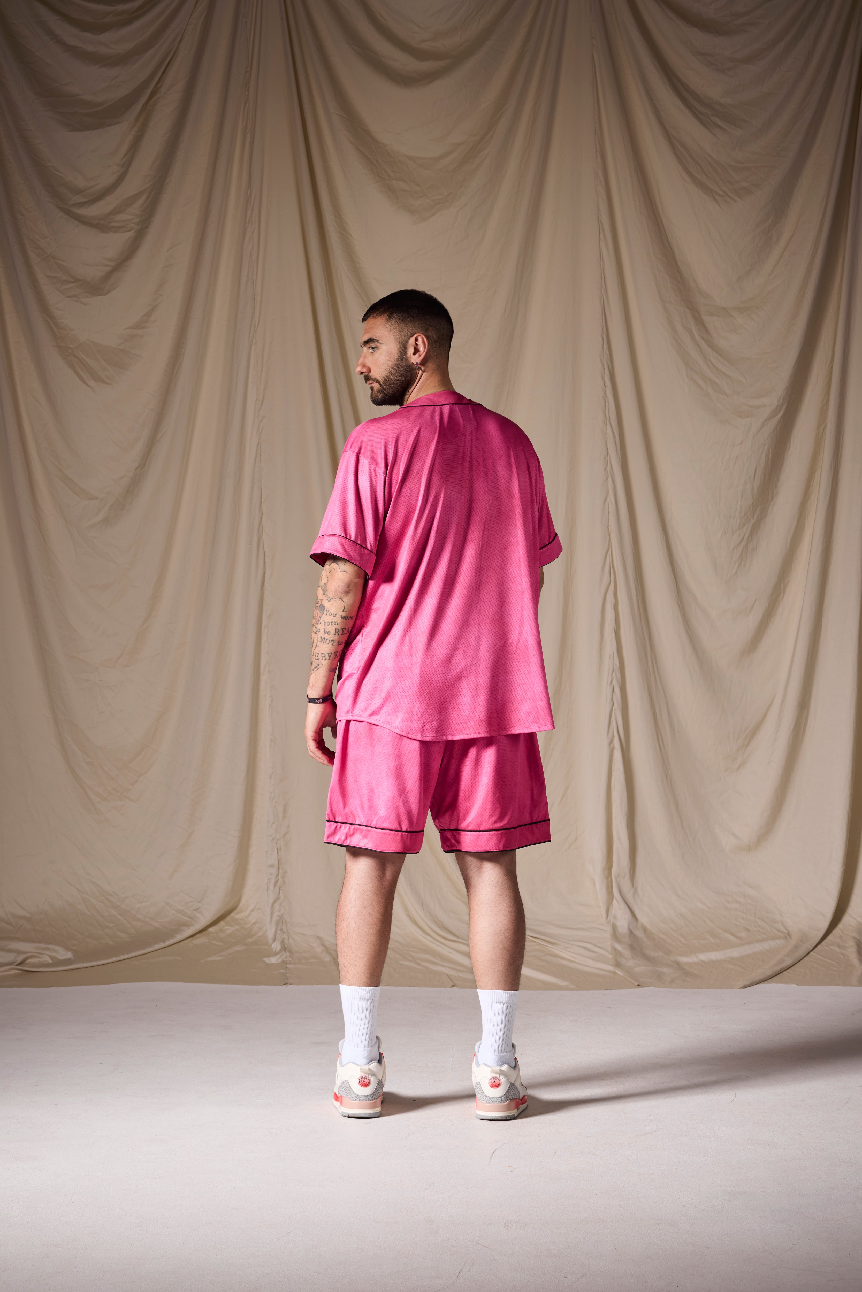 Baseball Shirt Fucsia | Miami Vice Edition