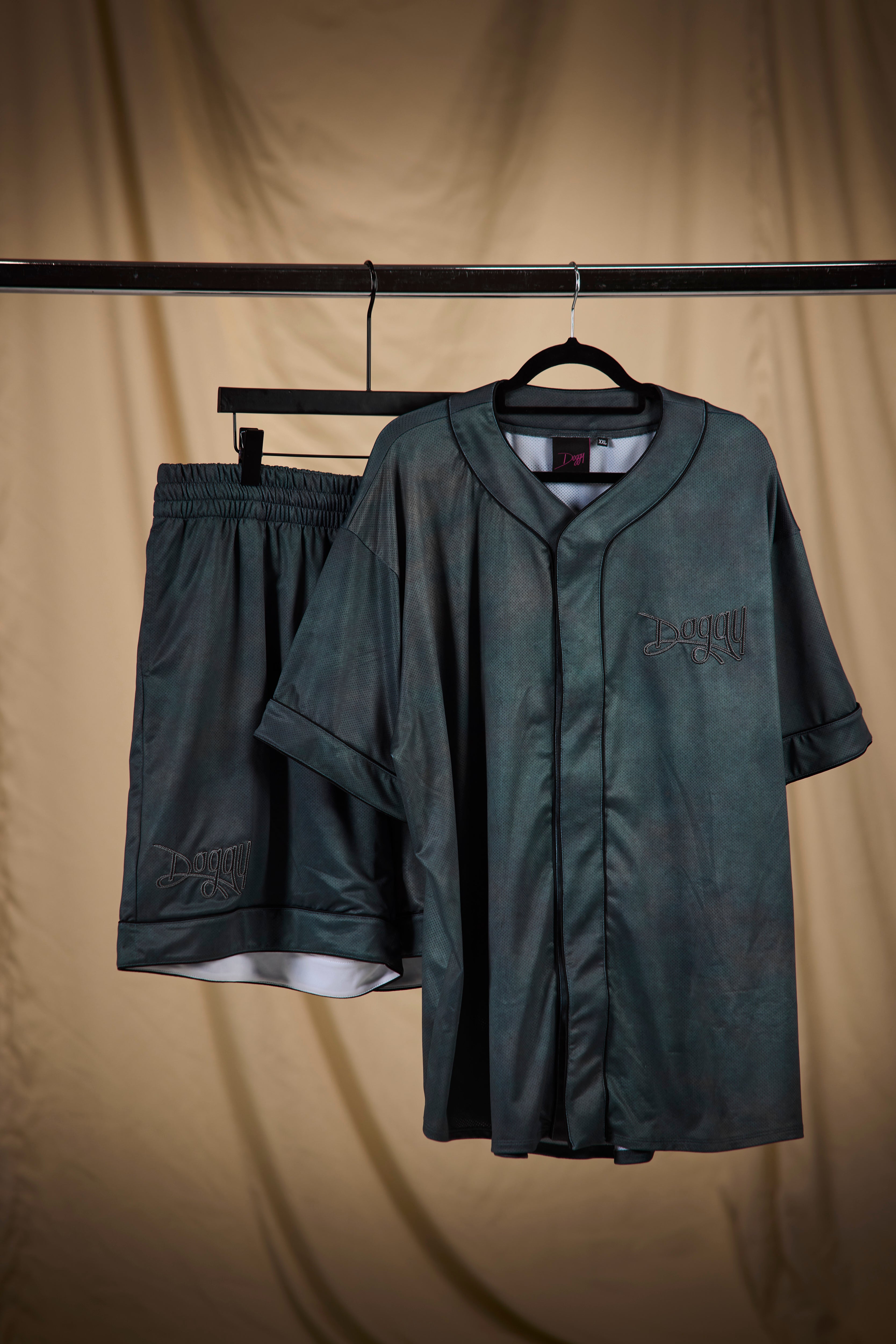 Baseball Shirt Petrolio