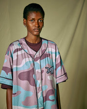 Baseball Shirt Camou Rosa