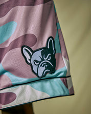 Short Basket Camou Rosa