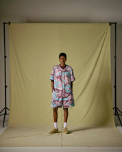 Baseball Shirt Camou Rosa