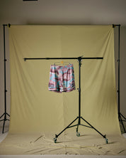 Short Basket Camou Rosa