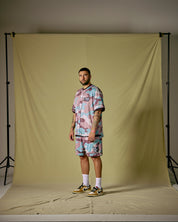 Baseball Shirt Camou Rosa