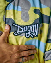 Baseball Shirt Camou Lime