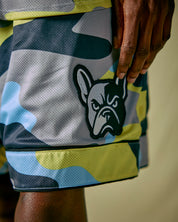 Short Basket Camou Lime