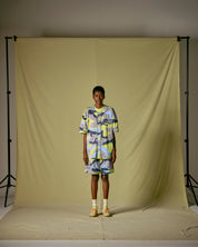 Baseball Shirt Camou Lime